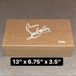 Christian Louboutin Shoe Box & Tissue Paper